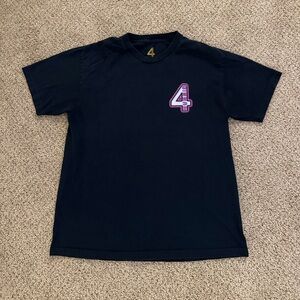 4 Hunnid Good Sex No Stress One Boo No Ex Big Checks T Shirt Blue Size L